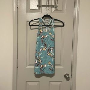 NWT Calia Floral Racerback Athletic Form-Fitting Tank Top
